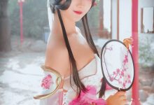 爆乳性感美女cos王者荣耀游园惊梦甄姬写真图片-套图岛