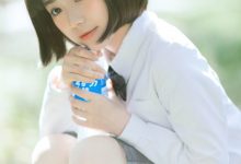 日系清纯美女学生制服养眼图片-套图岛
