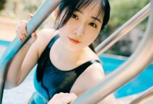 夏日泳池美女性感泳衣长腿撩人写真-套图岛