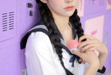 JK制服美女双马尾性感写真-套图岛