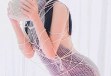 [Cosplay]面饼仙儿 – 露背毛衣-套图岛