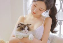 睡衣美女吊带事业线性感撩人写真-套图岛