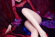 长腿性感美女cosplay黑暗小姐妩媚大胆写真图片-套图岛
