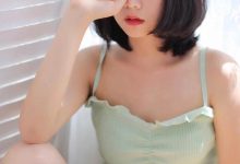 短发美女模特长腿撩人性感写真-套图岛