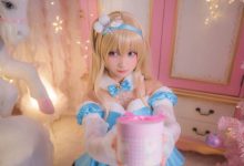 少女前线同人coser索米cos性感白丝美腿写真-套图岛