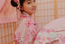 可爱粉嫩美女日系和服写真图片-套图岛