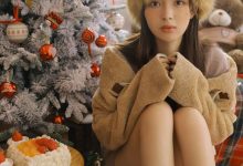 圣诞节美女性感美女圣诞主题cos写真-套图岛