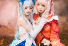 桜桃喵 - &疯喵ss 双人公孙离 [16P-334MB]-套图岛