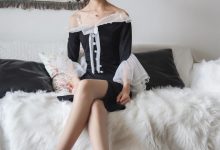 丝慕写真 特写集 TX023《新模的灰丝特写》-套图岛