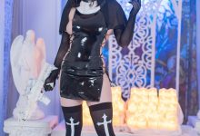 皮皮奶可可爱了啦 - 系带修女 [55P4V-102MB]-套图岛