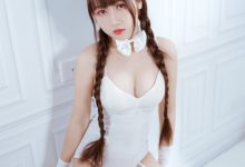 不呆猫 NO.001 - 白色兔女郎[28P／56.4MB]-套图岛