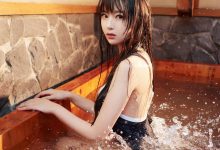 喵糖映画 VOL.144 温泉死库水-套图岛