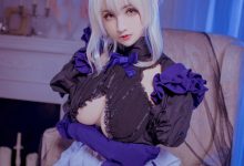 rioko凉凉子 - 黑枪呆女仆[26P+1V／328MB]-套图岛