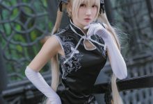 瓜希酱 NO.017 穹妹 黑旗袍 [14P-78MB]-套图岛