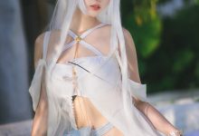 周叽是可爱兔兔 NO.013 - 白金泳装[23P／339MB]-套图岛