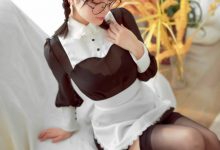 周叽是可爱兔兔 - 眼镜女仆 [36P3V-525MB]-套图岛