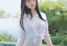 Coser小姐姐白银81 游泳课 [91P+8V-730M]-套图岛