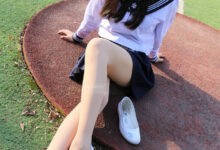 妖精视觉 NO.076 甜甜 运动场 足尖加固肉丝袜[55P／57MB]-套图岛