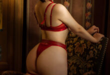 麻花麻花酱 NO.031 - 红内衣[20P／234MB]-套图岛