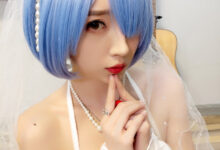 小巫女露娜 - NO.05 雷姆婚纱 [29P-155MB]-套图岛