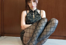 小女巫露娜 - NO.15 黑丝旗袍 [33P-70M]-套图岛