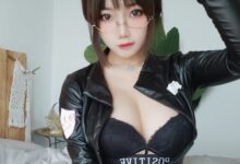 鬼畜瑶 NO.025 皮衣女警[44P-113M]-套图岛