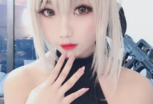 鬼畜瑶 NO.027 黑呆泳装自拍 [8P 39M]-套图岛