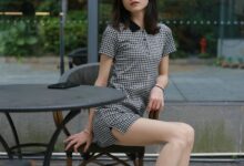 [IESS异思趣向] 2021.07.22 丝享家867：小六《格子连衣裙》[90P／165MB]-套图岛