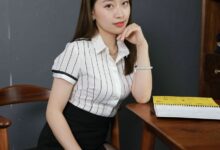 [IESS异思趣向] 2021.07.23 丝享家868：小婕《职业装展示》[90P／120MB]-套图岛