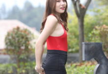 都市丽人 芝芝肉臀黑色制服裙 [174P+1V10.67G]-套图岛