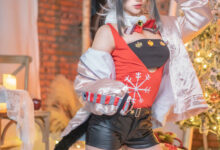 周叽是可爱兔兔 NO.035 – 圣诞黑 [18P-160M]-套图岛