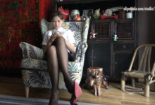 K&M 002-超美足模秀黑丝美脚高清特写镜头 [MP4-1.74G]-套图岛