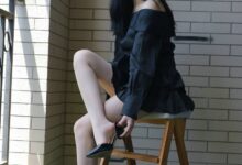 [IESS异思趣向] 2021.08.23 丝享家898：小七《一字肩短裙》[90P／133MB]-套图岛