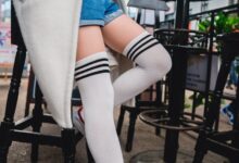 袜涩写真 VOL.051 雪梨肉丝搭白色过期袜 [52P／821MB]-套图岛