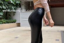 都市丽人紧身皮裤高跟长腿大奶美女【1V8.95G】-套图岛