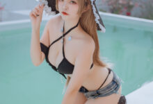 二佐Nisa 碧蓝航线 千代田泳装[20P-363MB]-套图岛