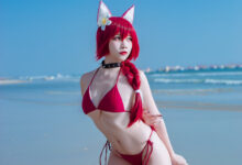 二佐Nisa 碧蓝航线 让巴尔泳装[20P-139MB]-套图岛