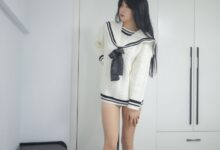 [MSLASS梦丝女神] 2021.11.17 《韩飞儿 白衣大长腿》 [30+1P-157M]-套图岛