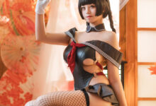 蜜汁猫裘 - NO.75 卯月桃子 [50P-758MB]-套图岛