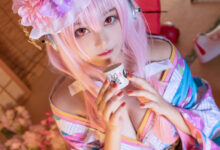 蜜汁猫裘 NO.023 索尼子和服 [19P-353MB]-套图岛