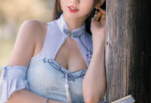 陆卿卿 - NO.09 蓝色旗袍 [24P-103MB]-套图岛