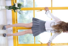 奈丝写真 NO.037 百褶超短裙-高高 [57P+196M]-套图岛