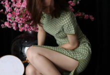 奈丝写真 NO.143 扇与旗袍-莹莹 [34P+446M]-套图岛