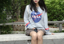 奈丝写真 NO.147 长廊石凳上的软妹-翼宁 [38P+607M]-套图岛