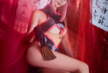 黑川 NO.014 杀阶旗袍 柯杨斯卡娅 [12P-300MB]-套图岛