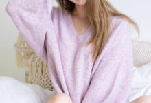 黑川 NO.031 紫色毛衣 [14P-134MB]-套图岛