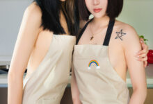 [Ligui丽柜] 2022.03.18《莲食记-超级汉堡》小智贤&小七 [75+1P-80M]-套图岛