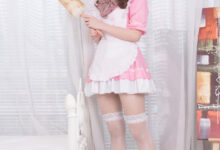 [SSA丝社]超清写真 NO.089 雯雯 甜美笑容治愈系粉色女仆装[158P-1.41GB]-套图岛