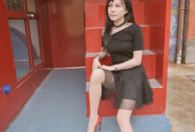 [SSA丝社]超清写真 NO.097 雪梨 腿模雪梨街拍红色高跟鞋肉丝[120P-783MB]-套图岛