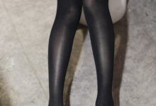 奈丝写真 NO.077 纯黑的丝 正红的鞋–喵喵 [35P+172M]-套图岛